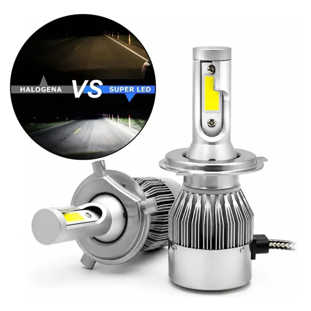 Kit Led 8000K H1 H3 H4 H7 H8/H9/H11 9005-HB3 9006 HB4 12V