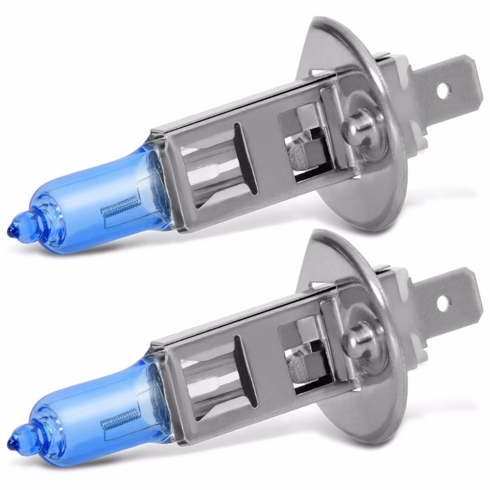 Par Lampada Super Branca H1 8500k Tipo Xenon 12v 55w Techone