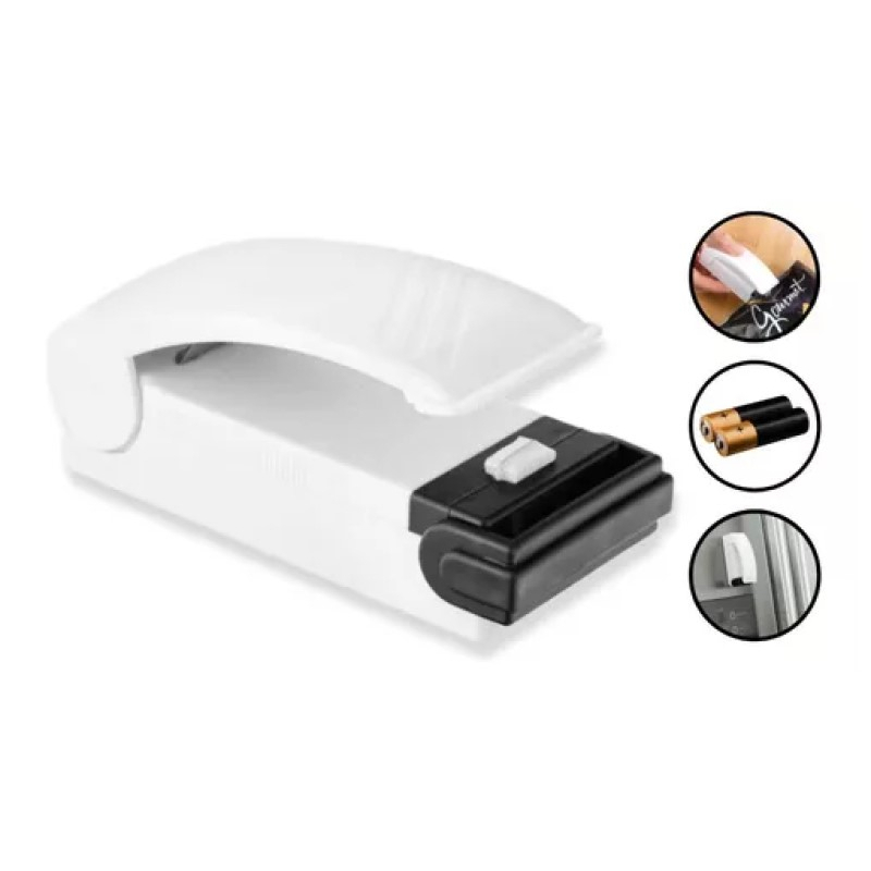 Mini Seladora De Embalagem Plástico Lacra Portátil Manual