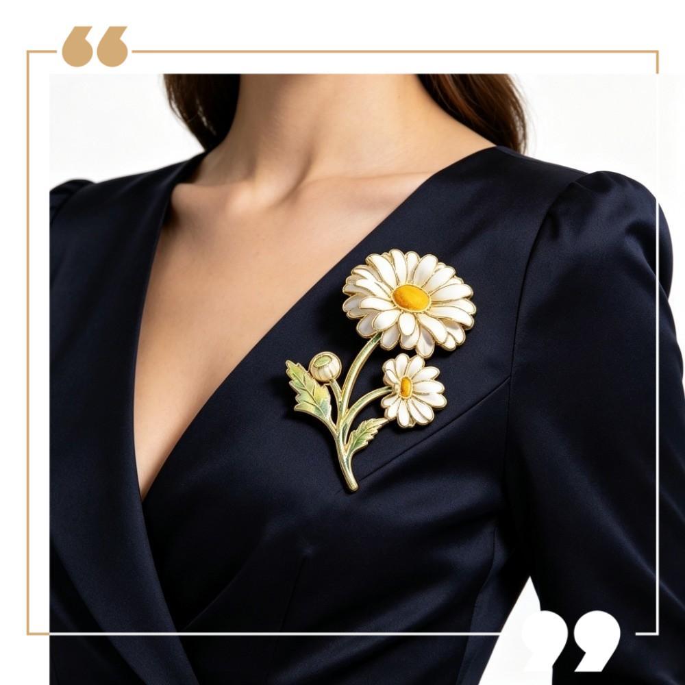Alfinetes De Flores Esmaltados Para Fones De Ouvido , Broches Com Design Botânico De Cores Sortidas , Conjunto De Lapela