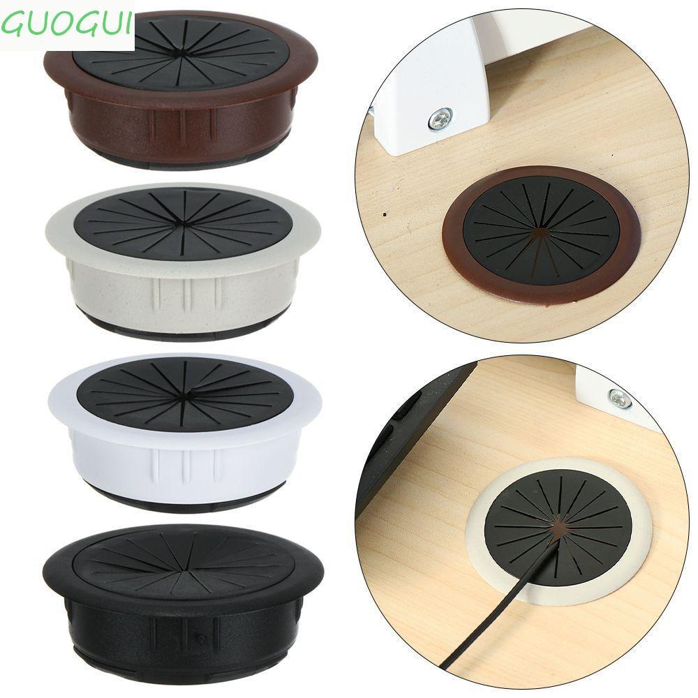 Tampa Do Furo Cabo GUOGUI , De Fio De Plástico À Prova De Poeira Cobre Ilhó , Suporte Universal De Armazenamento De Linh