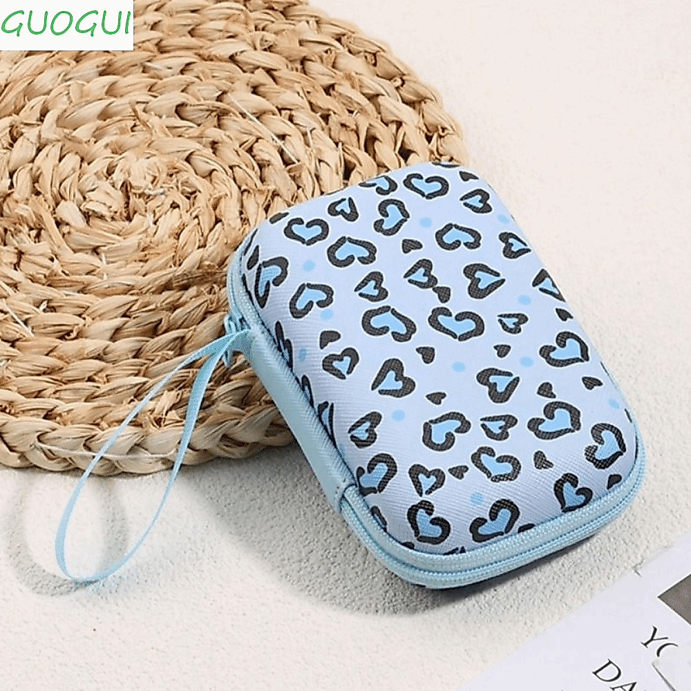 Armazenamento De Carregador USB GUOGUI , Bolsa De Cabo De Dados Criativa De Formato Quadrado , Estojo Fone De Ouvido Com