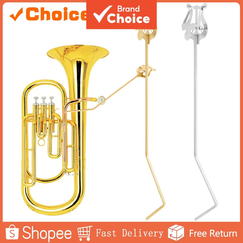Tenor Chifre Suporte De Música Portátil Chave Tuba Folha Titular Eufônio Pontuação Rack Instrumento Bronze Desempenho Ac
