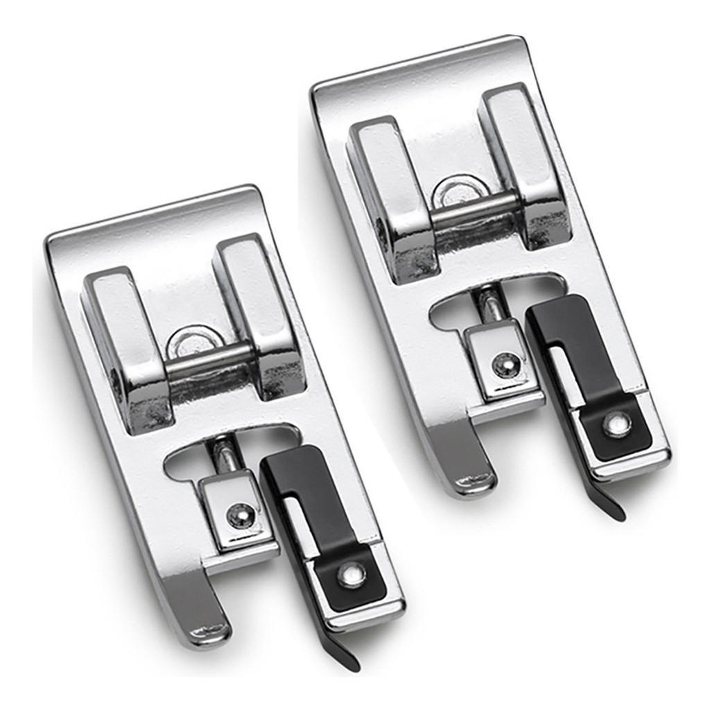 2 Sapata Calcador Ponto Overlock Acabamento Chulear Patchwor Domestica