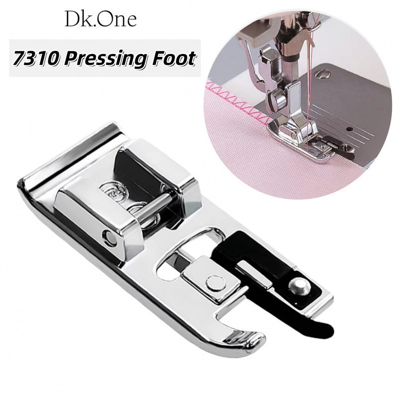 Sapata Calcador Ponto Overlock Acabamento Chulear Patchwork Baixa Clip-On Para Máquinas De Costura Cantor Irmão