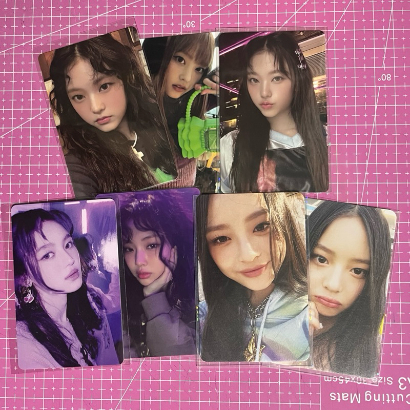 PHOTOCARDS OFICIAIS HAERIN HYEIN DANIELLE HANNI | GET UP | NEWJEANS