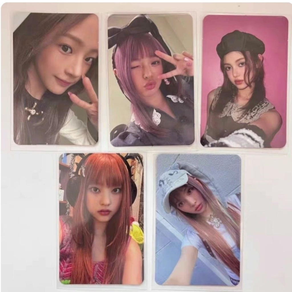 NewJeans Yizhiyu YZY Fansign Cartão Fotográfico Oficial De Benefícios Minji Hanni Danielle Haerin Hyein K-Pop Álbum De F