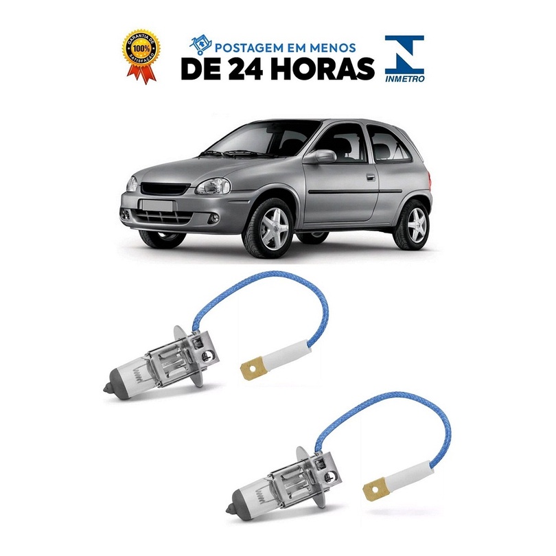 Par Lampada Farol de Milha Corsa Wind 1996 1997 1998 1999 2000 H3