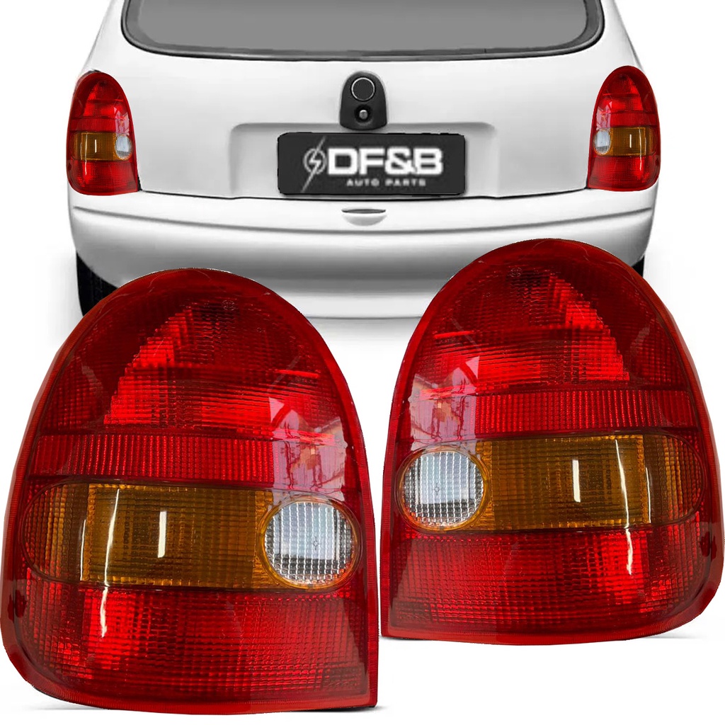 Par Lanterna Traseira Tricolor Corsa Wind 94 A 99