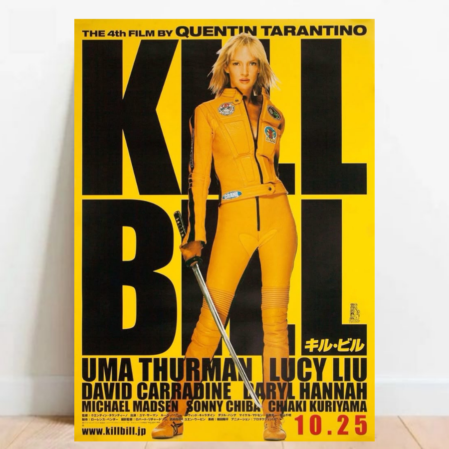 Quadro Placa Decorativa Kill Bill quentin Tarantino filme 03