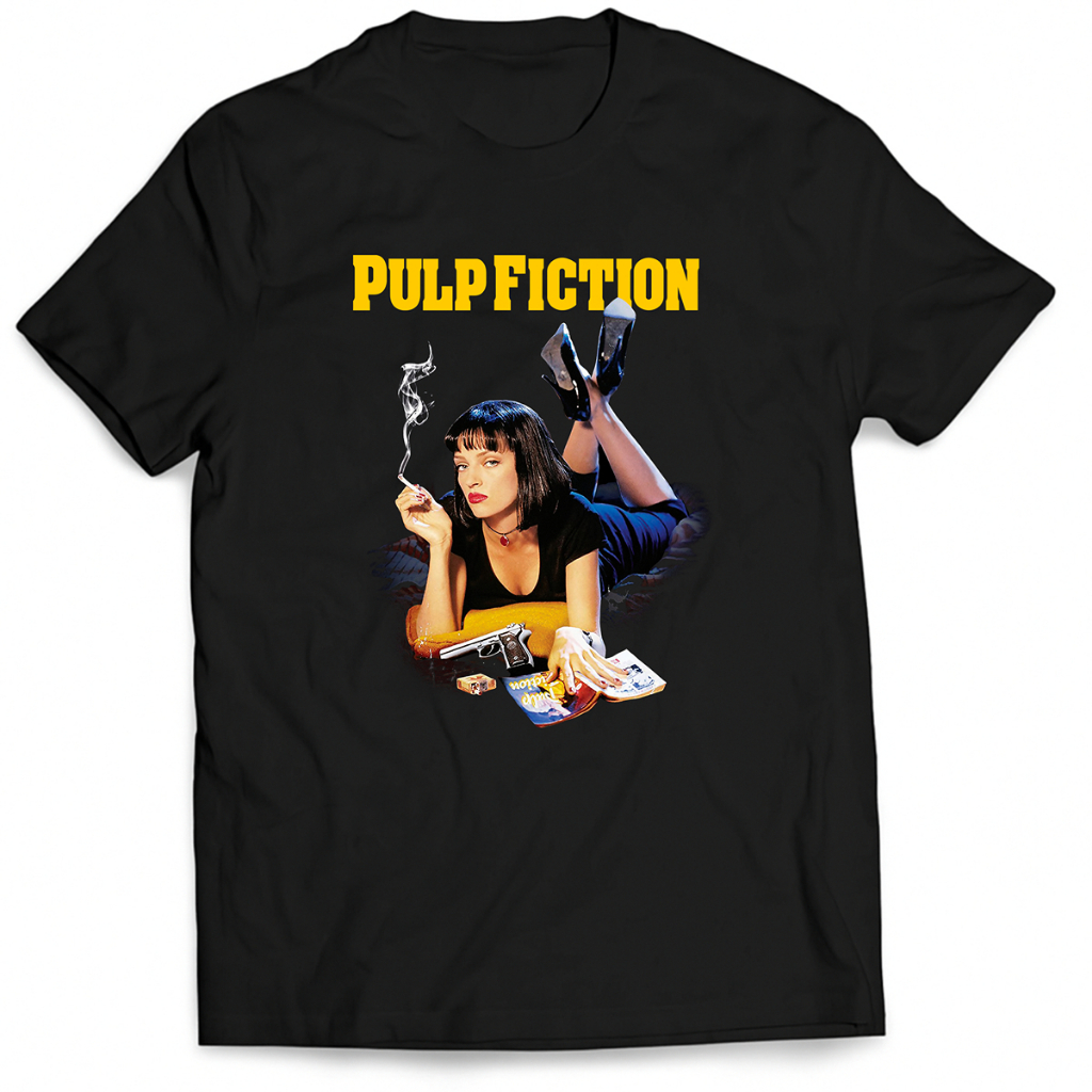 Camiseta Pulp Fiction Filme Quentin Tarantino 100% Algodão Unissex