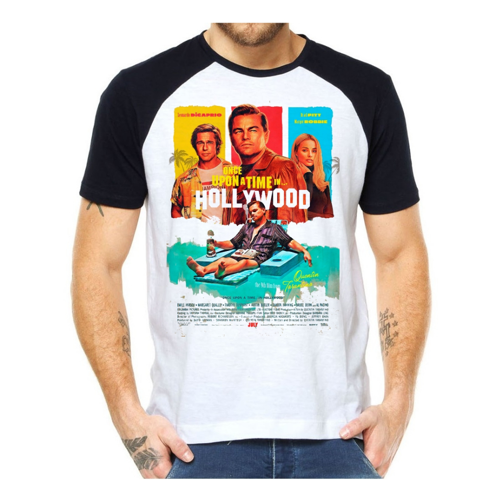 Camiseta Era Uma Vez Em Hollywood Tarantino Bruce Lee Filme anime