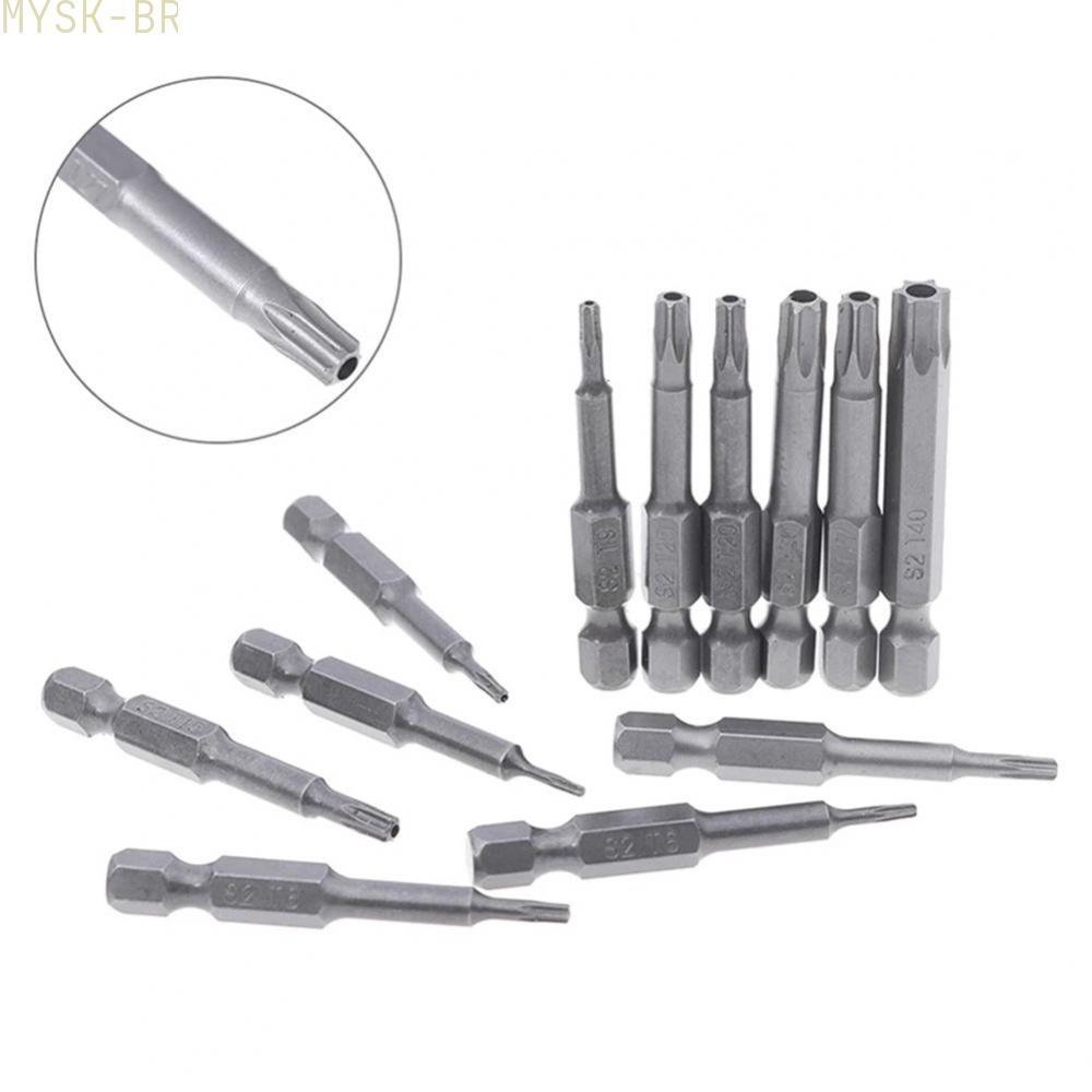 [MYSK]Industrial Grade Alloy Steel Torx Screwdriver Bit 50mm Length T5T40 Longevity