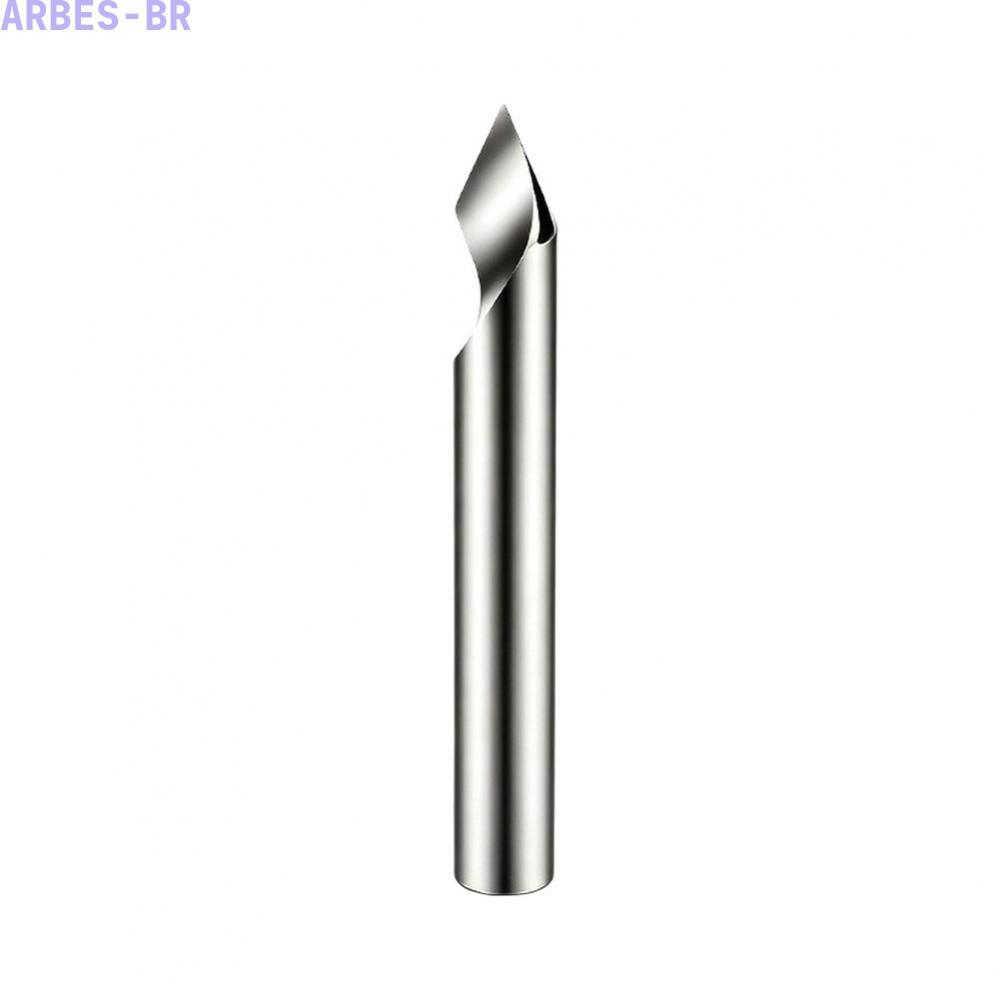 [Clearance]1/4 V-Bit CNC Hard Alloy Material 50mm Total Length 60-degree Cutting Angle[ARBES]