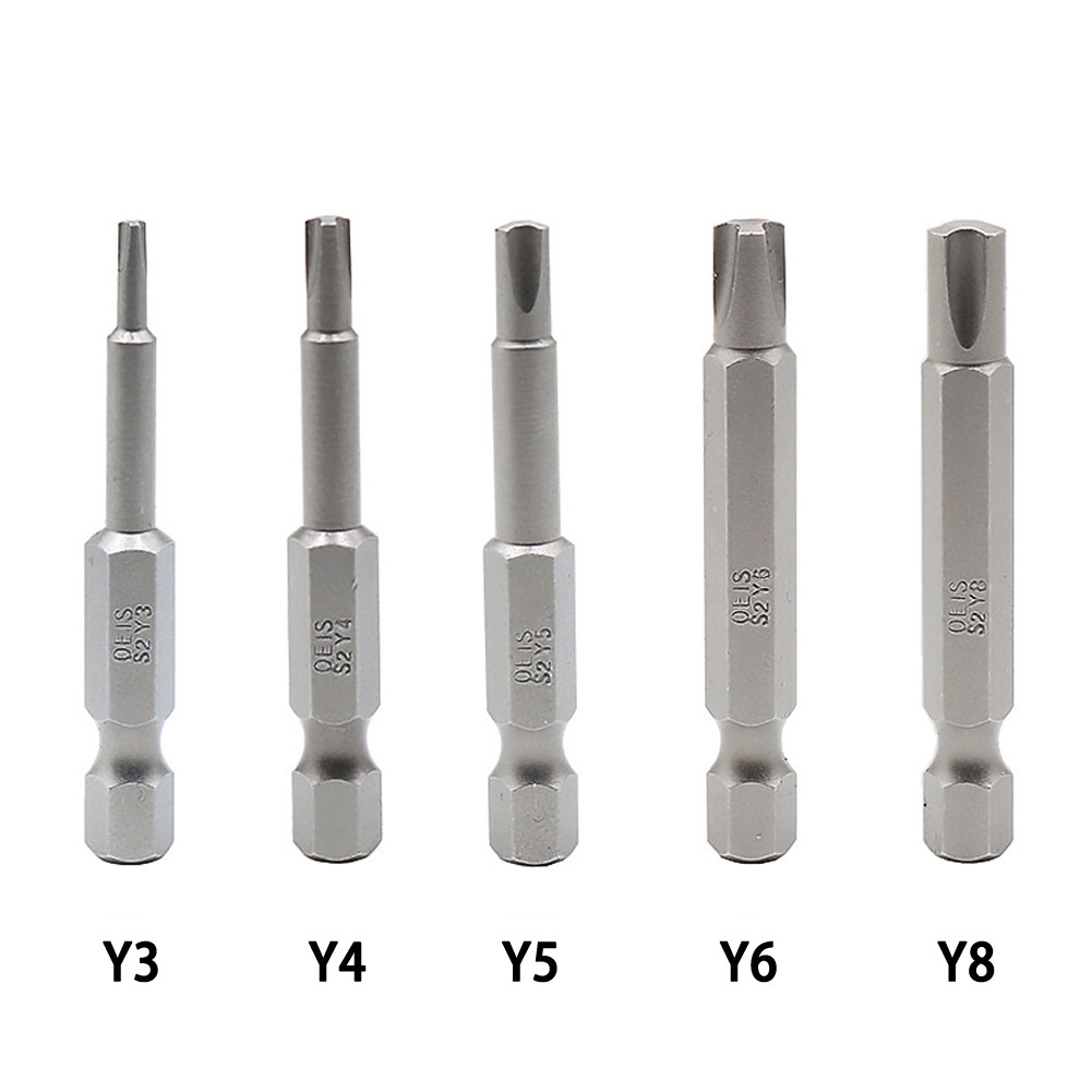 [SIP-KNWH-BR]Screwdriver Bits 6.35mm Hex 50mm 50mm Length For Bike Grey Parts Steel-New In 11-