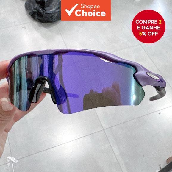 Óculos De Equitação Unissex Espelho Preto Proteção UV Sol Para Esportes Ao Ar Livre Ciclismo