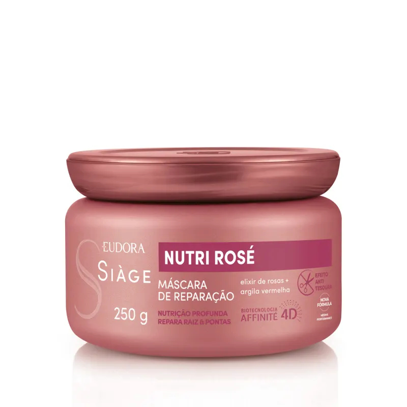 Nutri Rosé Siage Eudora Máscara Capilar 250g