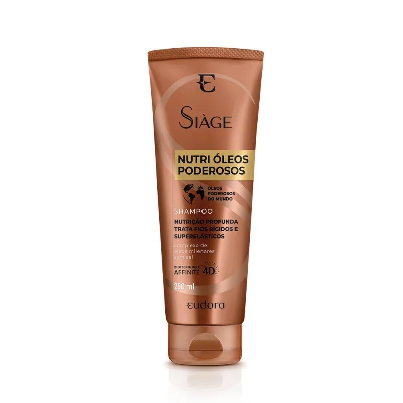 Eudora Shampoo Siàge Nutri Óleos Poderosos 250ml