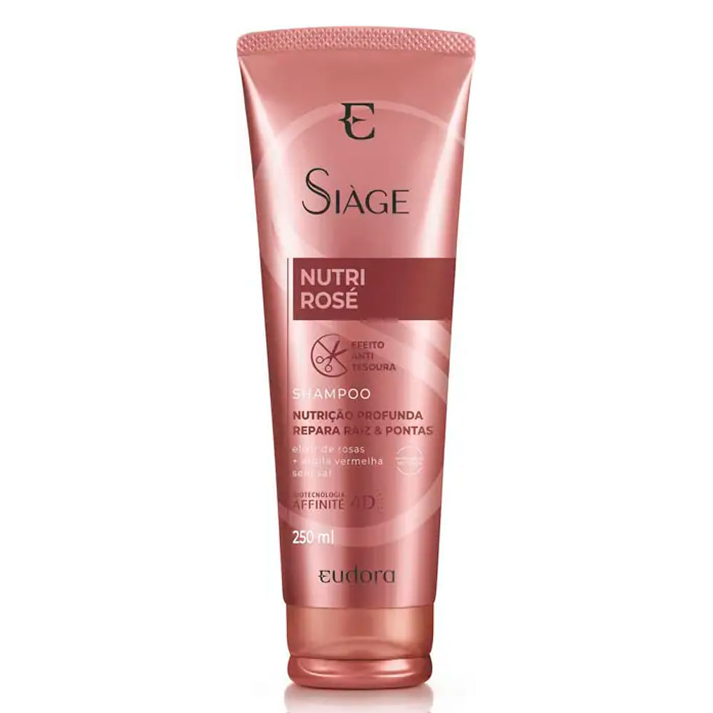 SHAMPOO EUDORA SIÀGE NUTRI ROSE 250ML