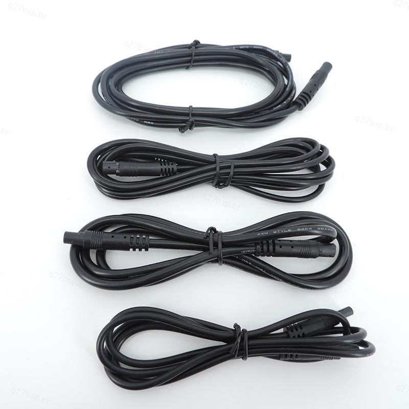 4pin 5pin 6pin Núcleo Macho Para Fêmea Cabo De Visão Traseira Do Carro Veículo DVR Câmera Extensão HD Monitor Fio Linha