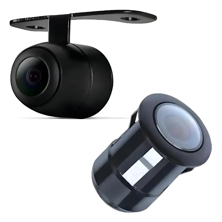 Câmera de Ré Automotiva HD Com Linhas Guia Universal
