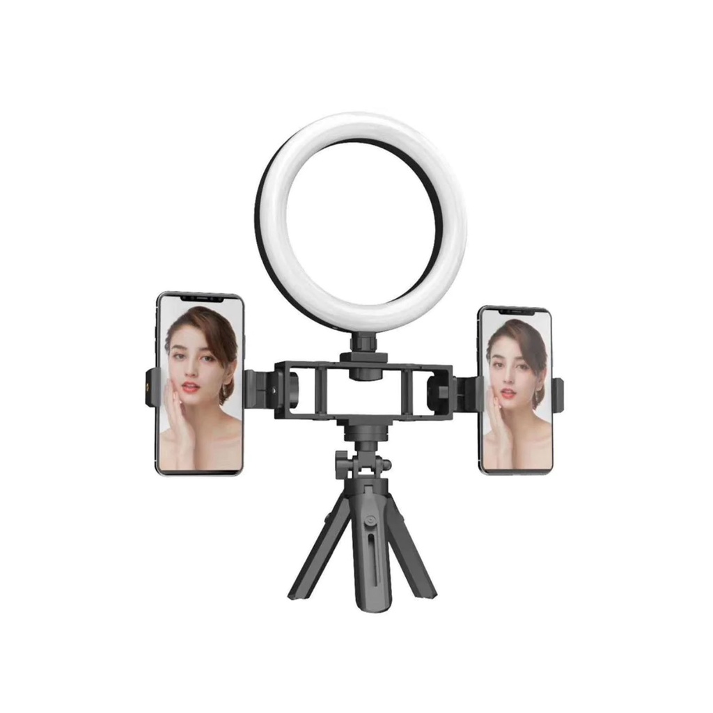 Ring Light Led Mesa Iluminador Bivolt Tripé 6 Polegada 16cm