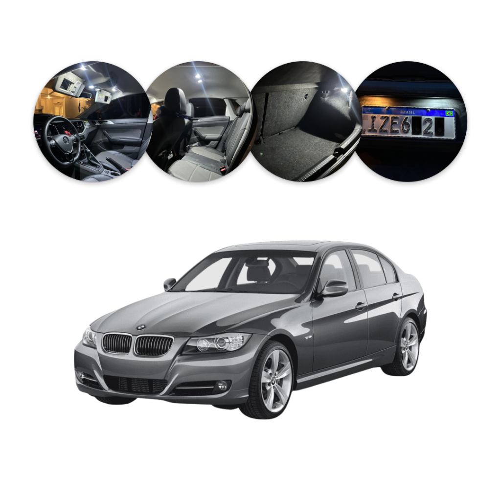 Kit Led Premium Interna BMW Serie 3 E90 318i 320i 325i 328i 330i 335i 2006 até 2012 - Canbus