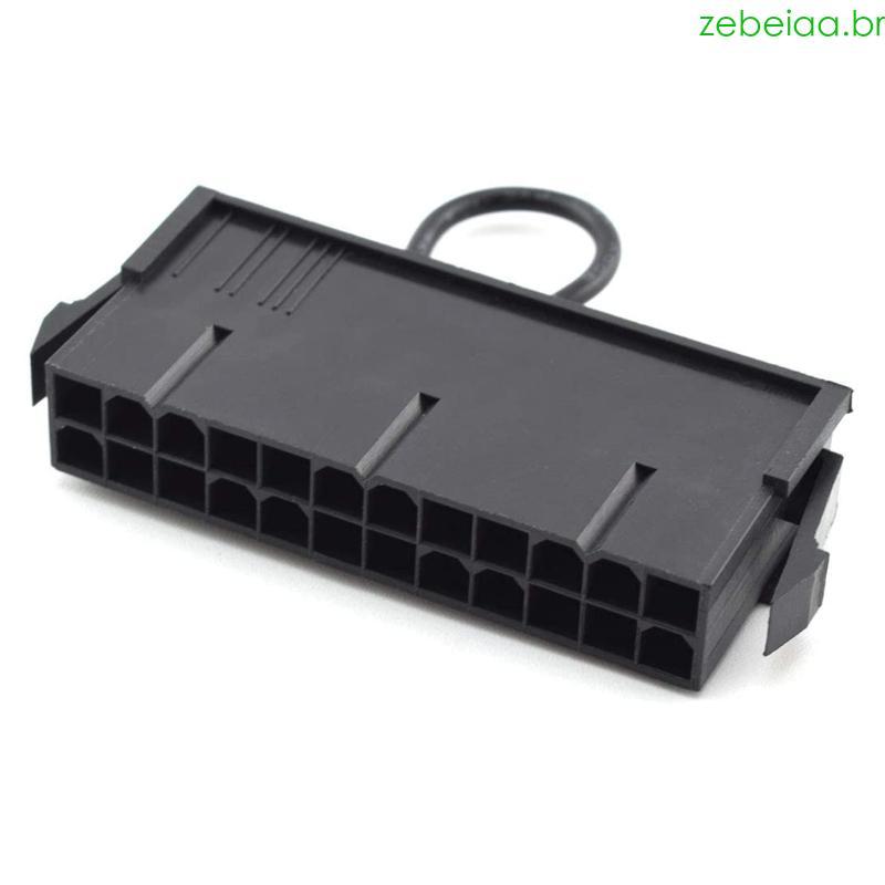 Zebeia 24 Pinos ATX PSU Bridge Tool 24P Fonte Alimentação Inicial Fêmea