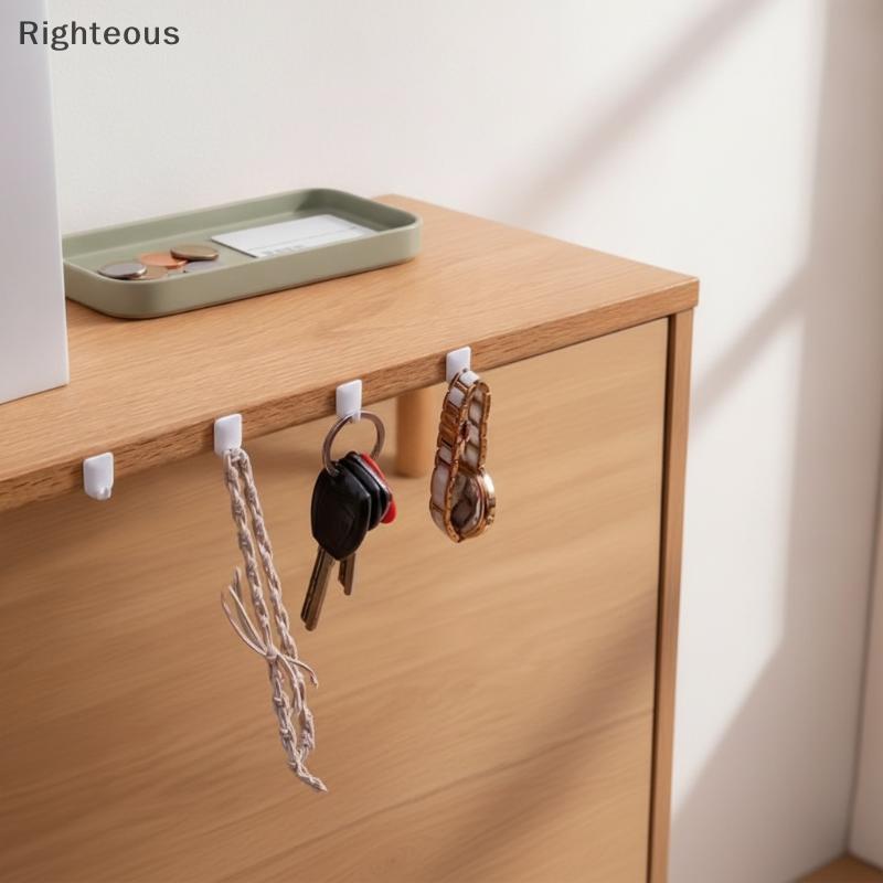 Rightrous 9/18 Pçs Mini Ganchos Adesivos Resistentes Sem Perfuração Auto Sti Cabides De Parede Para Aluguel De Viagem Ca