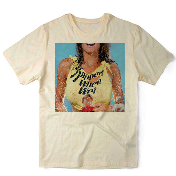 Camiseta Algodao Bon Jovi Slippery When Wet Album Banda de Rock Unissex