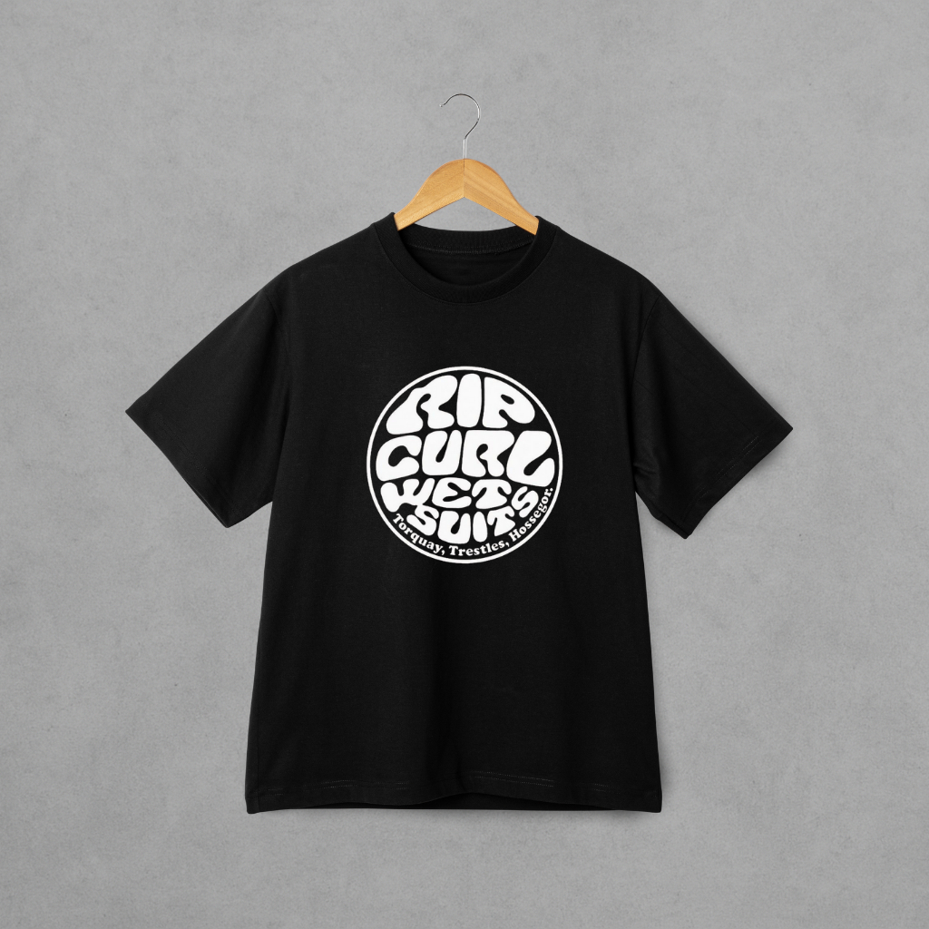 Camiseta Basica Algodao Rip Curl Wets Unissex Estampa Streetwear Personalizada Envio Imediato