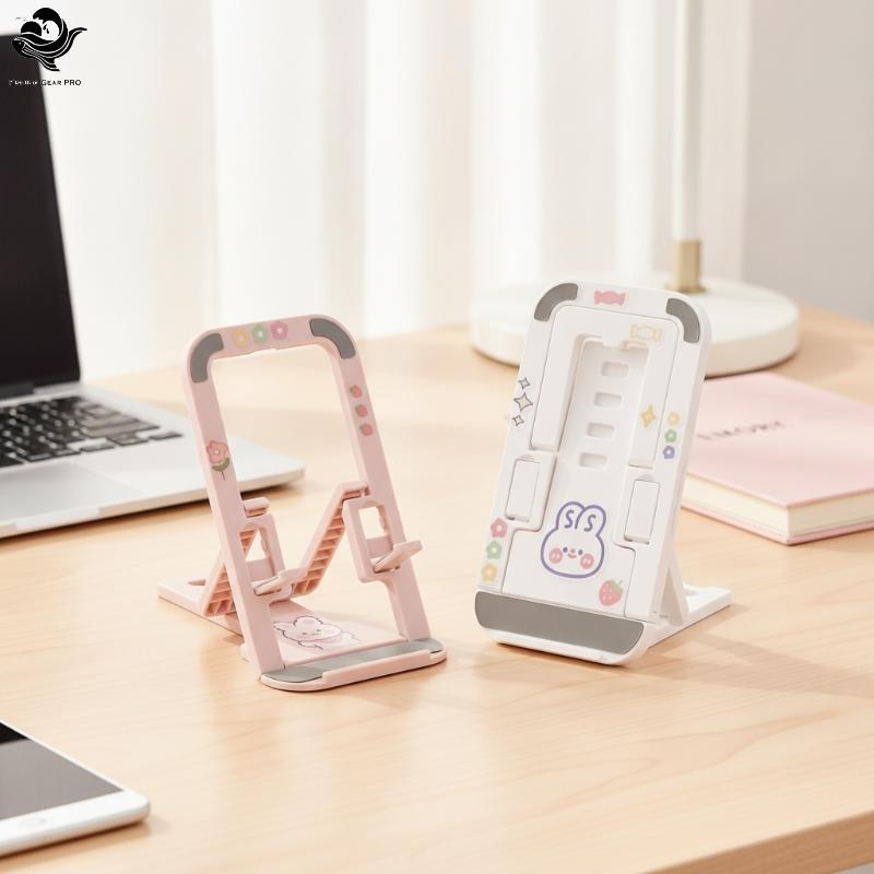 PFG 1 Unidade Ajustável Universal Bonito Suporte Para Telefone Portátil Dobrável Home Office Desktop Vídeo Assistindo Ch