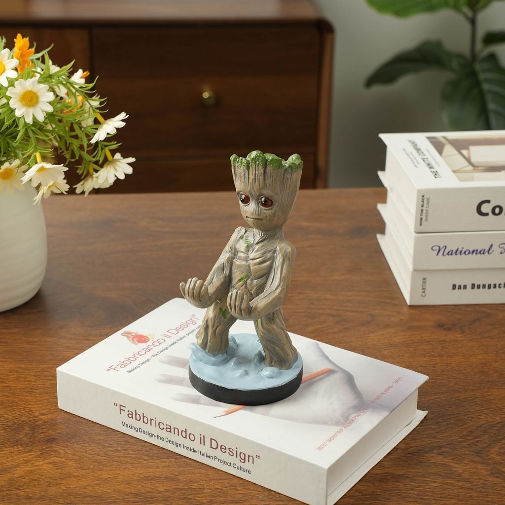 Bonito Criativo Groot Suporte De Telefone Dos Desenhos Animados Controlador De Jogo Móvel Titular Desktop Cabeceira Crea