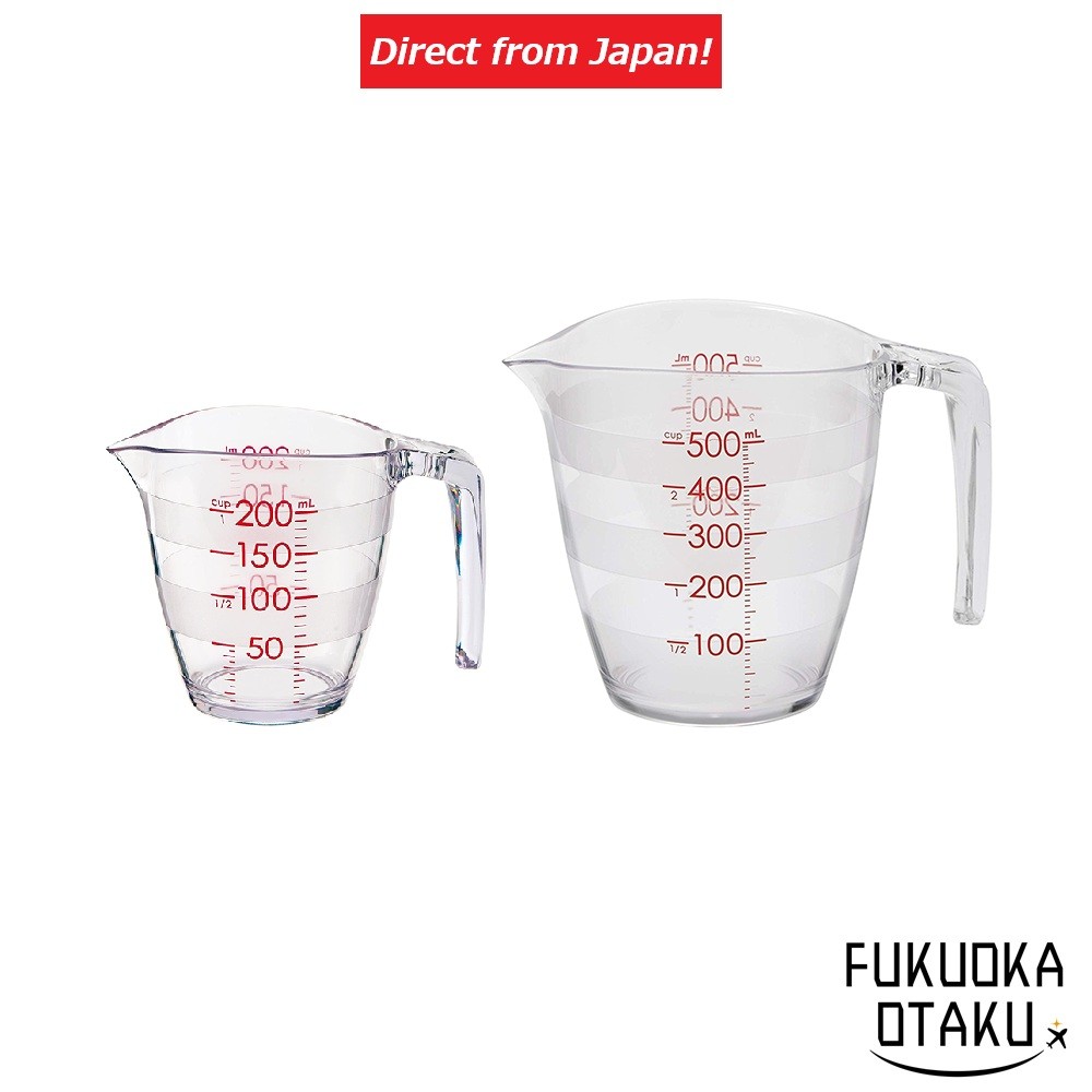 marna Copo Medidor Fácil de Ler Utensílio de Cozinha Uso em Micro-ondas【Direto do Japão】