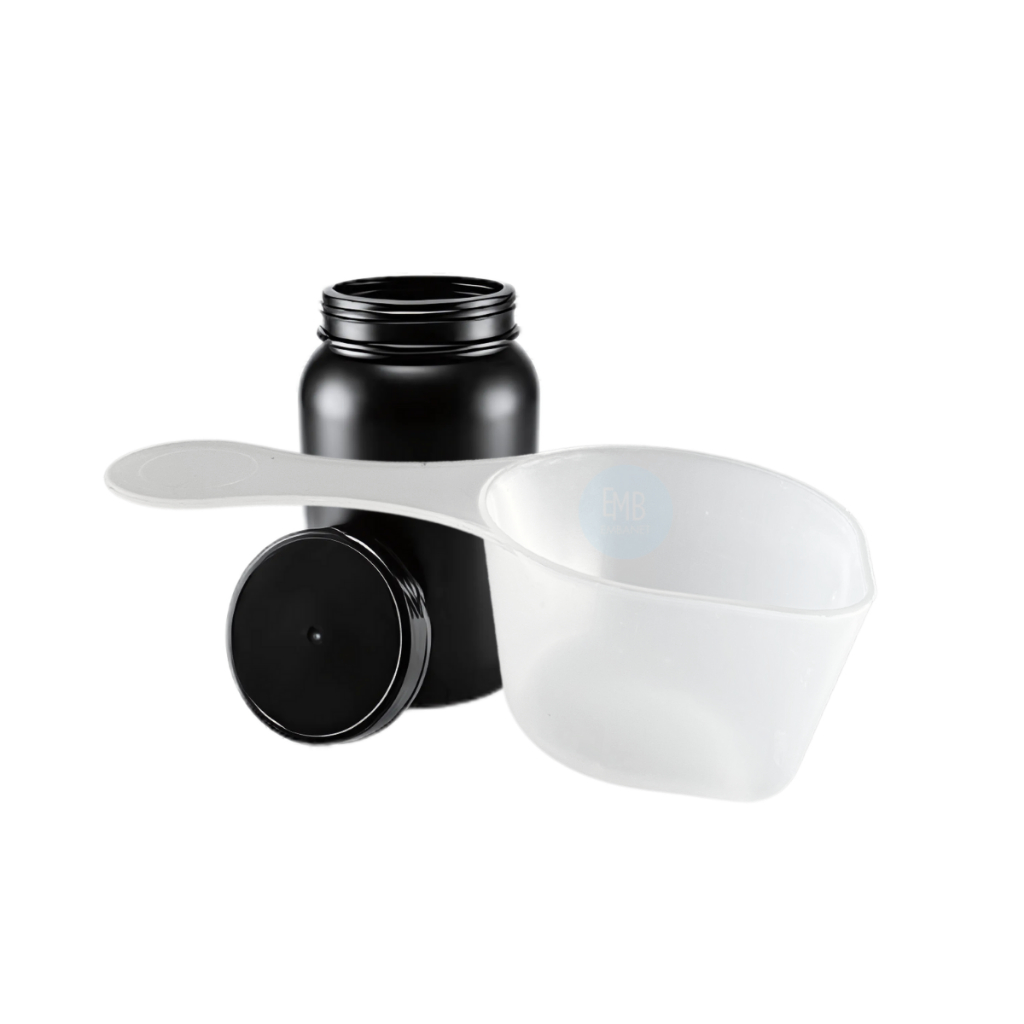 Scoop Colher Medidor 30g/50ml Para Suplementos Creatina 5un Academia Fitness
