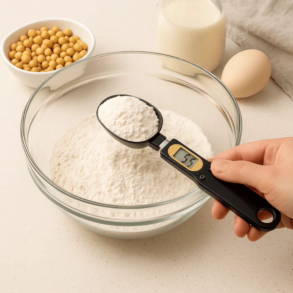Colher Medidora Digital Balança Gramas Kilo Fitness Dieta Peso Dosador Precisão Alimentos Grão