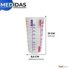 Copo Medidores,Ideal para Panificação,Culinária, Plástico Resistente com Escala