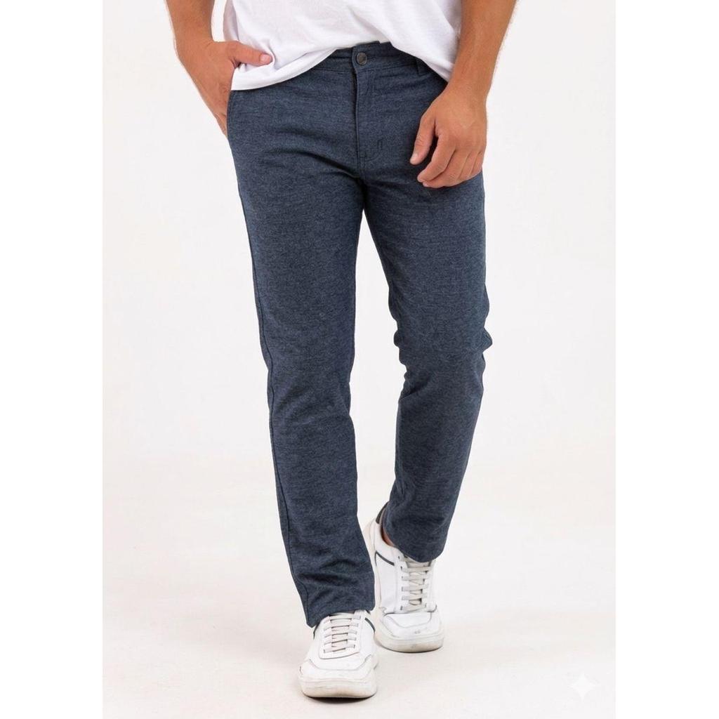 Calça Sarja Masculina Linho Esporte Fino Alfaiataria Lycra Bolso Faca