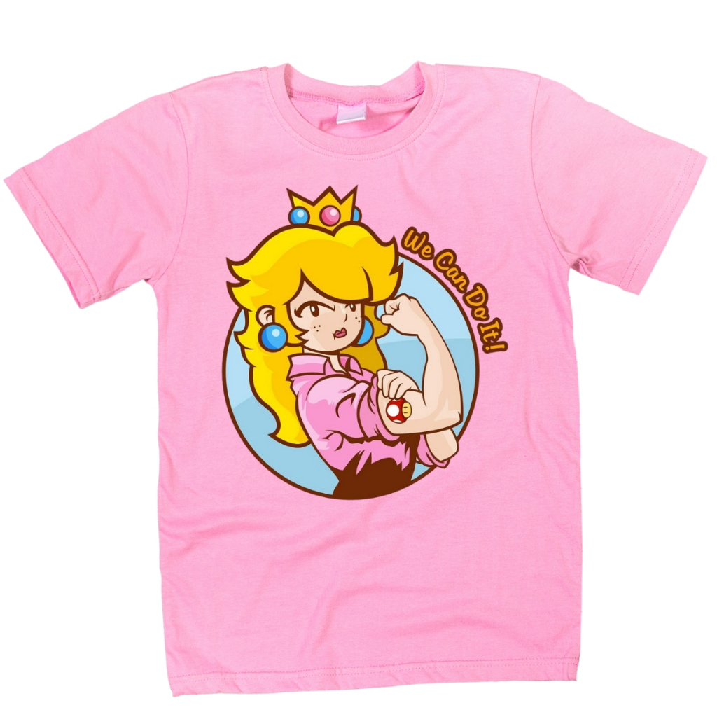CAMISETA MARIO CAMISA SUPER MARIO E PRINCESA ALGODAO UNISSEX PREMIUM