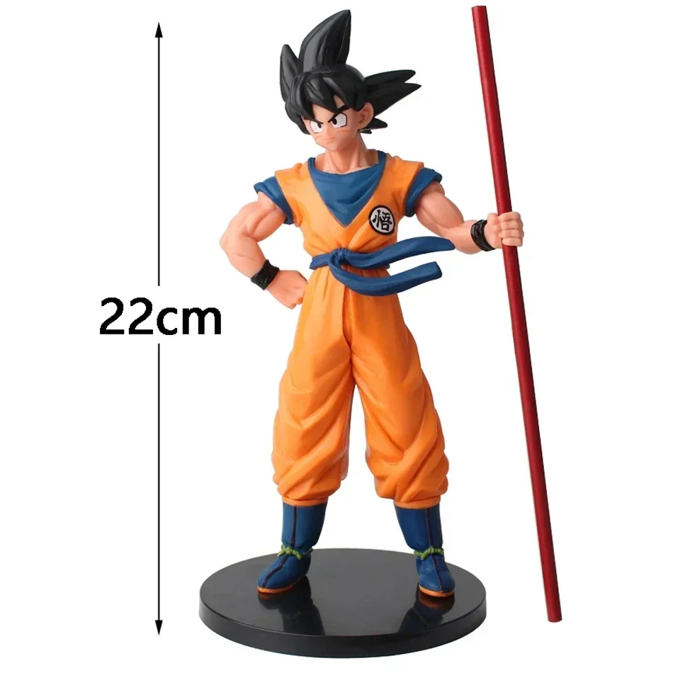 Dragon Ball Z figuras de ação PVC para crianças, Kamehameha, Son Goku, Super Saiyan, Kakarotto