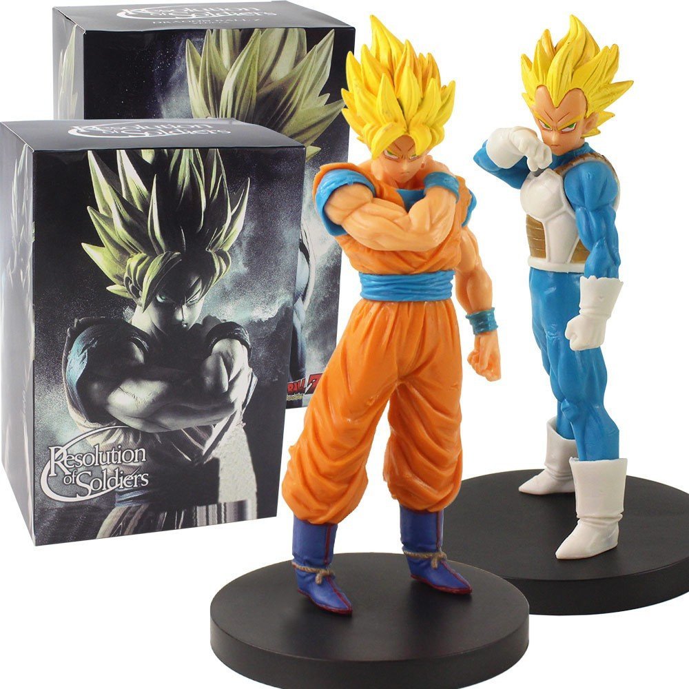 18-21cm Dragon Ball Z Super Saiyan Son Goku Vegeta Kakarotto Fighting Action Figure PVC Model Dolls Collections Toys Kid