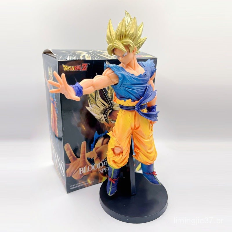 27CM Toriyama Akira Japão Anime Dragon Ball Z Figura Kakarotto Son Goku Super Saiyan PVC Figuras De Ação Modelo Coleção