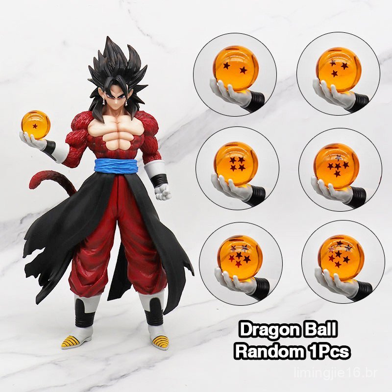 Bola De Dragão Anime 30cm GT Son Goku Kakarotto Super Saiyan Four Ape Man Figuras De Ação Em PVC Coleção Modelo Bonecas