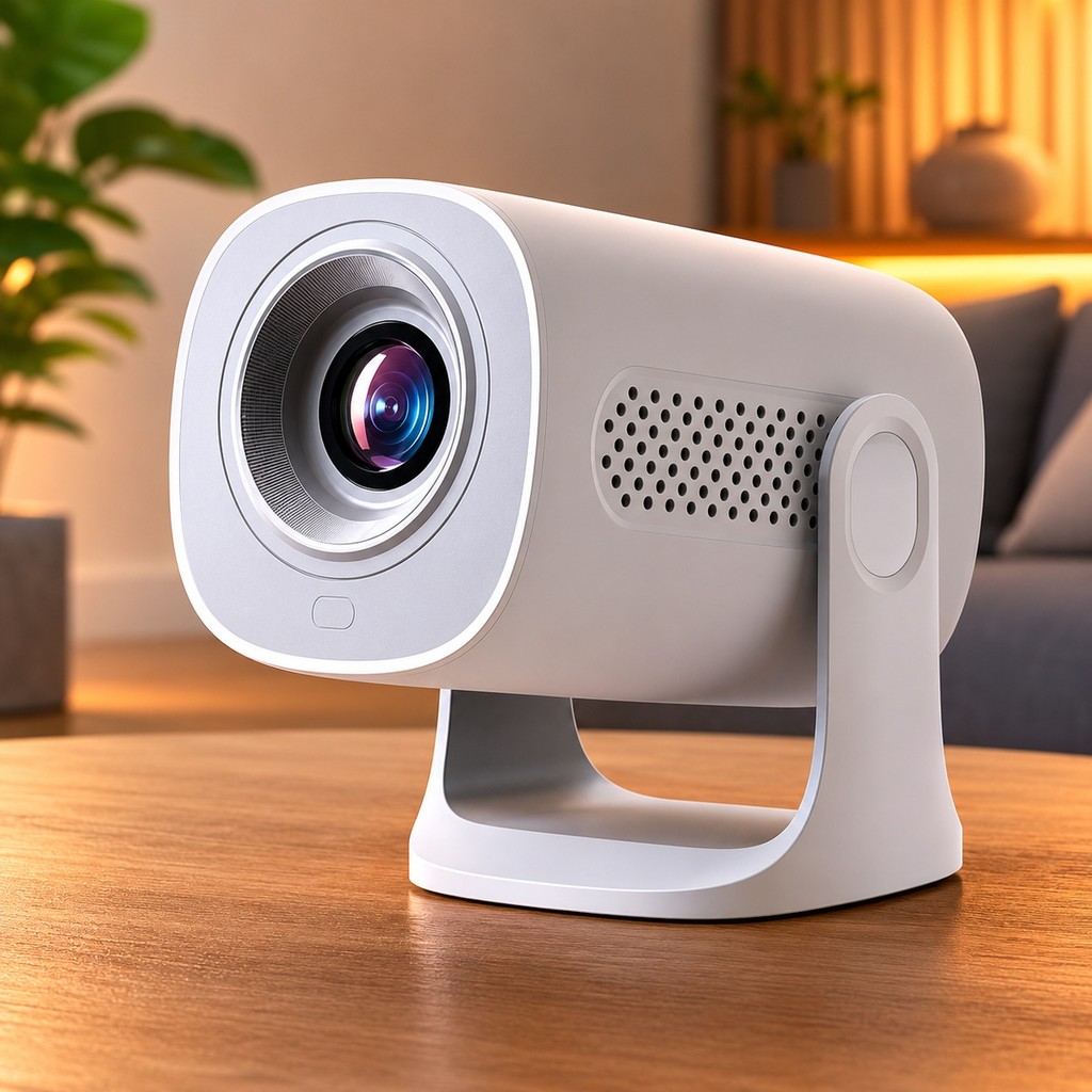 Projetor LED WiFi Bluetooth 4200 Lumens HDMI USB Tela 100 Polegadas Bivolt KP-PJ012