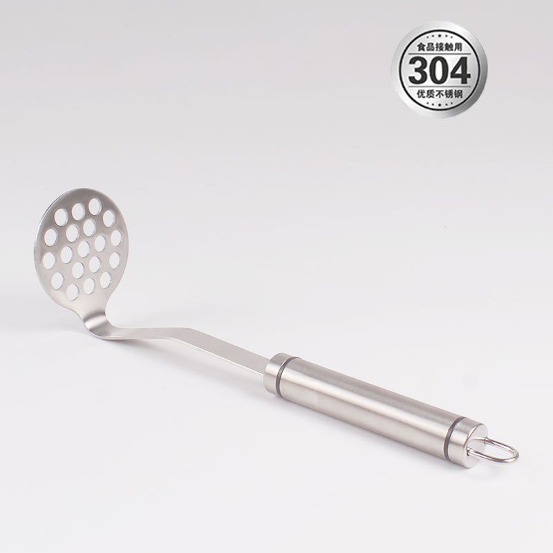 Dispositivo de purê de batata em aço inoxidável 304, ferramenta de purê de batata prensado, dispositivo doméstico de pur