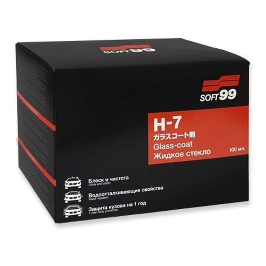 Melhor Vitrificador Automotivo Brilhoso 100ml H7 Pintura Top