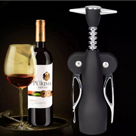 Saca Rolhas Manual Com Liga De Zinco 18CM - Abridor De Garrafas De Vinho Utensílios De Cozinha Clink