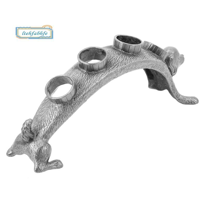 Rack De Armazenamento De Rolha De Garrafa Em Forma De Cachorro , Liga De Zinco , Decoração