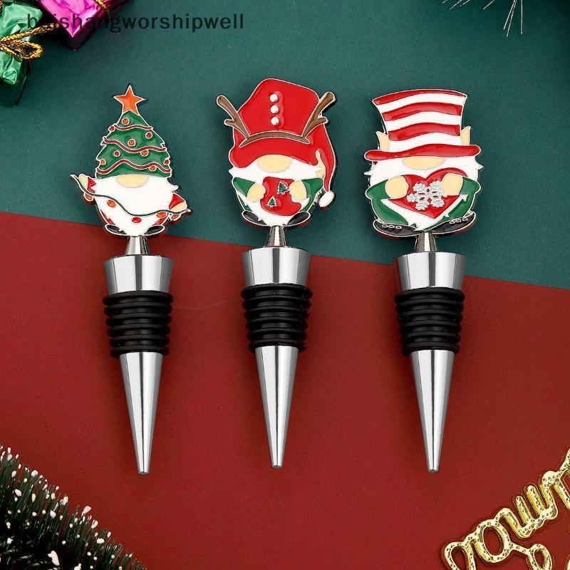Rolha De Vinho Tinto Natal Boneco De Neve Liga Zinco À Prova De Vazamento Fresco Keeper Garrafa Plug Para Presente Do Fe