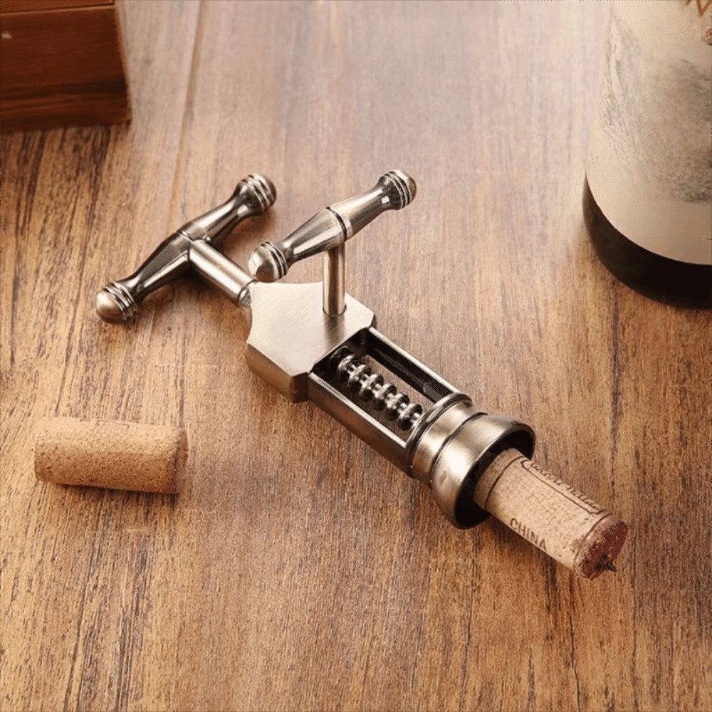 Saca-Rolhas De Liga De Zinco FALLFORBEAUTYEJ , Abridor De Garrafa De Vinho Não Deformável Com Design De Torneira , Alça